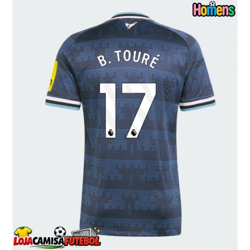 Camisa de Futebol Newcastle United Bazoumana Toure #17 Equipamento Secundário 2026-27 Manga Curta
